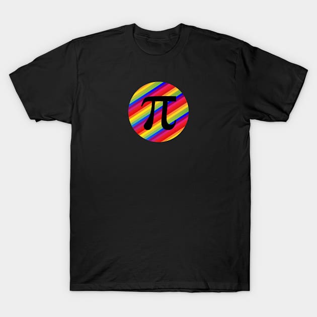 Pi Rainbow T-Shirt by MissMorty2